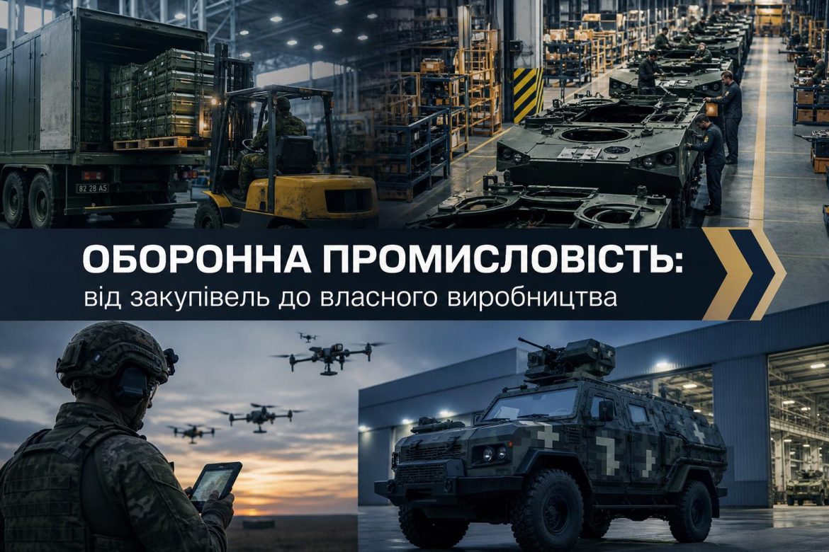 Як змінюється оборонна промисловість: від закупель до власного виробництва