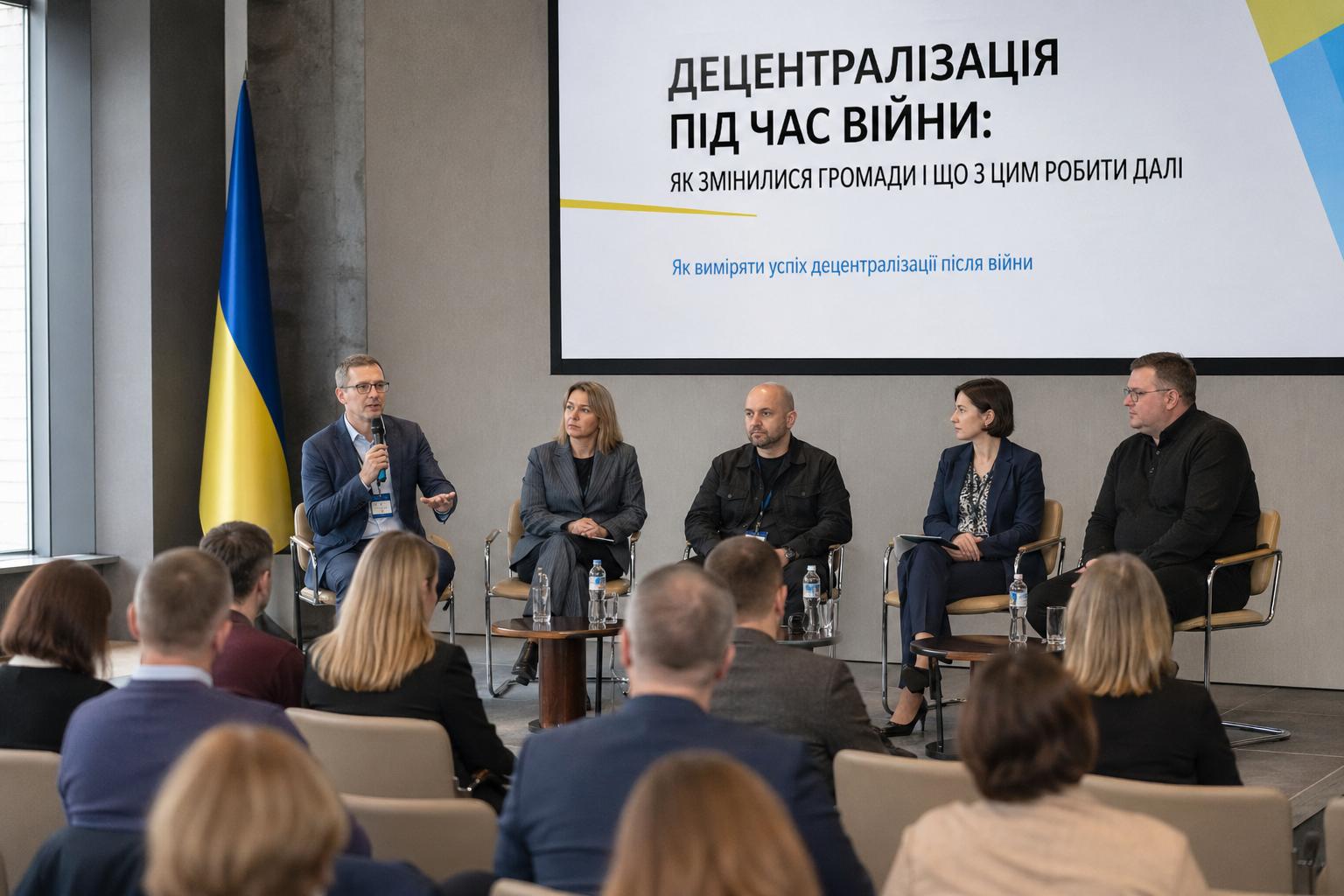 Децентралізація під час війни: як змінилися громади і що з цим робити далі. Як виміряти успіх децентралізації після війни