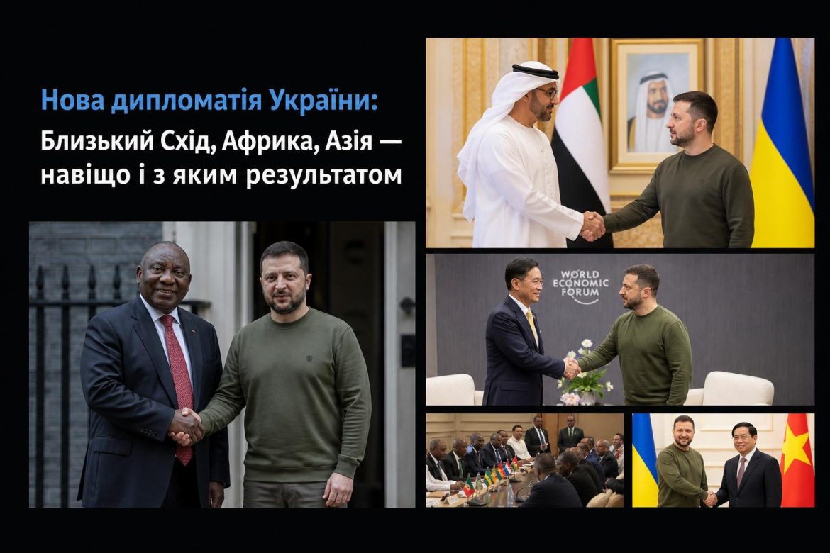 Нова дипломатія України: нові орієнтири на Близькому Сході, в Африці й Азії