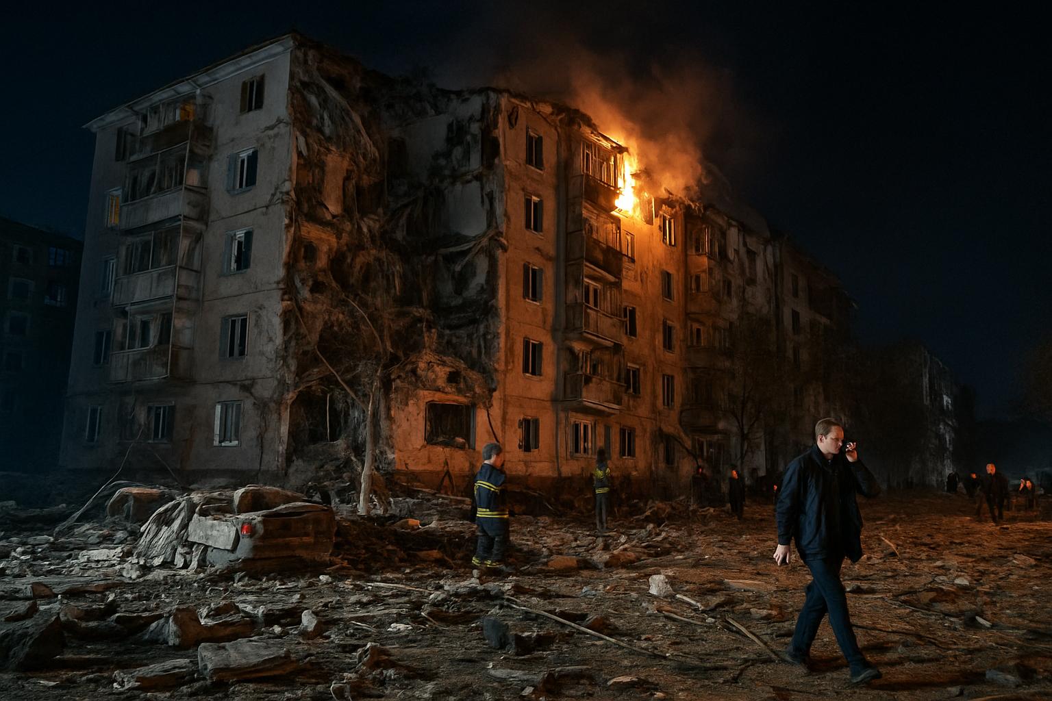 Масований удар по Києву: 11 загиблих, 46 поранених, 30 будинків пошкоджено — деталі нічної атаки 6 липня. Реакція влади та офіційні повідомлення Масований удар по Києву: 11 загиблих, 46 поранених, 30 будинків пошкоджено — деталі нічної атаки 6 липня. Реакція влади та офіційні повідомлення