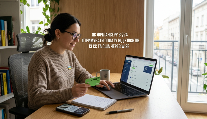 Як фрілансеру з §24 отримувати оплату від клієнтів із ЄС та США через Wise
