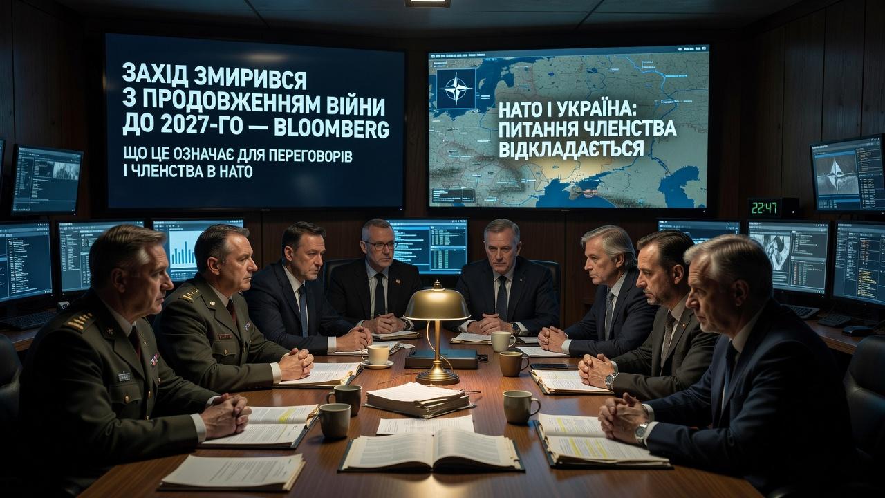 Захід змирився з продовженням війни до 2027-го — Bloomberg: що це означає для переговорів і членства в НАТО. НАТО і Україна: питання членства відкладається