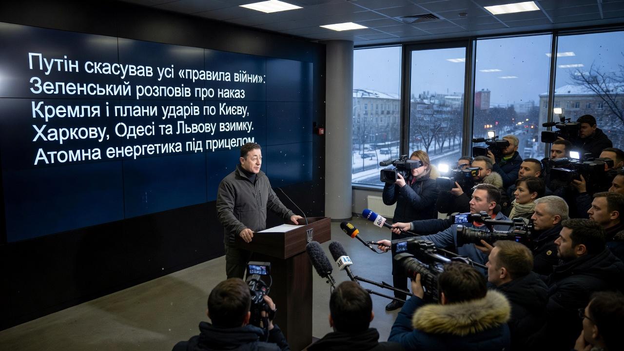 Путін скасував усі «правила війни»: Зеленський розповів про наказ Кремля і плани ударів по Києву, Харкову, Одесі та Львові взимку. Атомна енергетика під прицілом